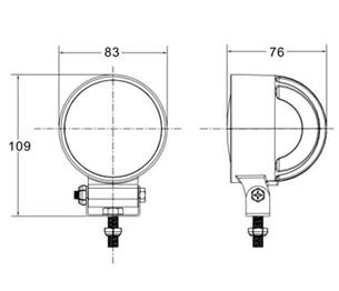 BL-W20  9W CREE LED Work Light