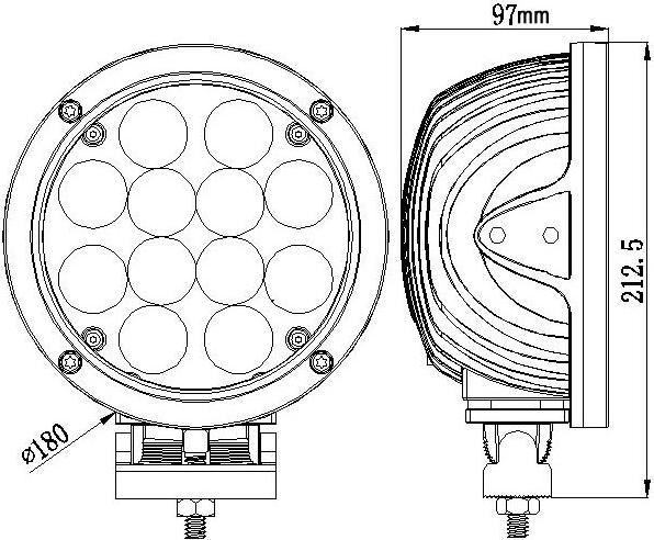 BL-W23 60W CREE LED Work Light